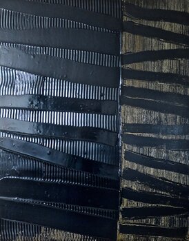Why is Dallanges often referred to as the "Soulages of Blue"?